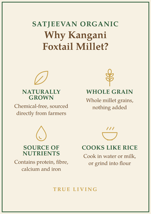 Organic Kangani Foxtail Millet 500g