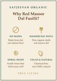 Organic Pasta Fusilli Pink Masoor (GF) 500g