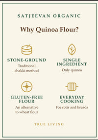 Organic Stone-Ground Quinoa Flour 500g