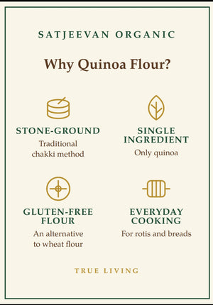 Organic Stone-Ground Quinoa Flour 500g