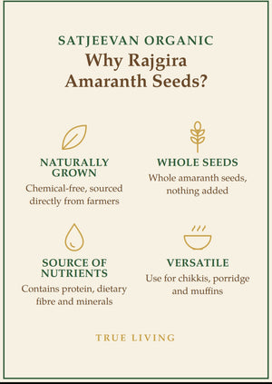 Organic Ramdana Amaranth Rajgira Seeds 500g