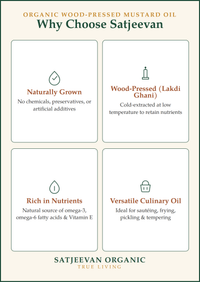 Organic Wood-Pressed Mustard Oil