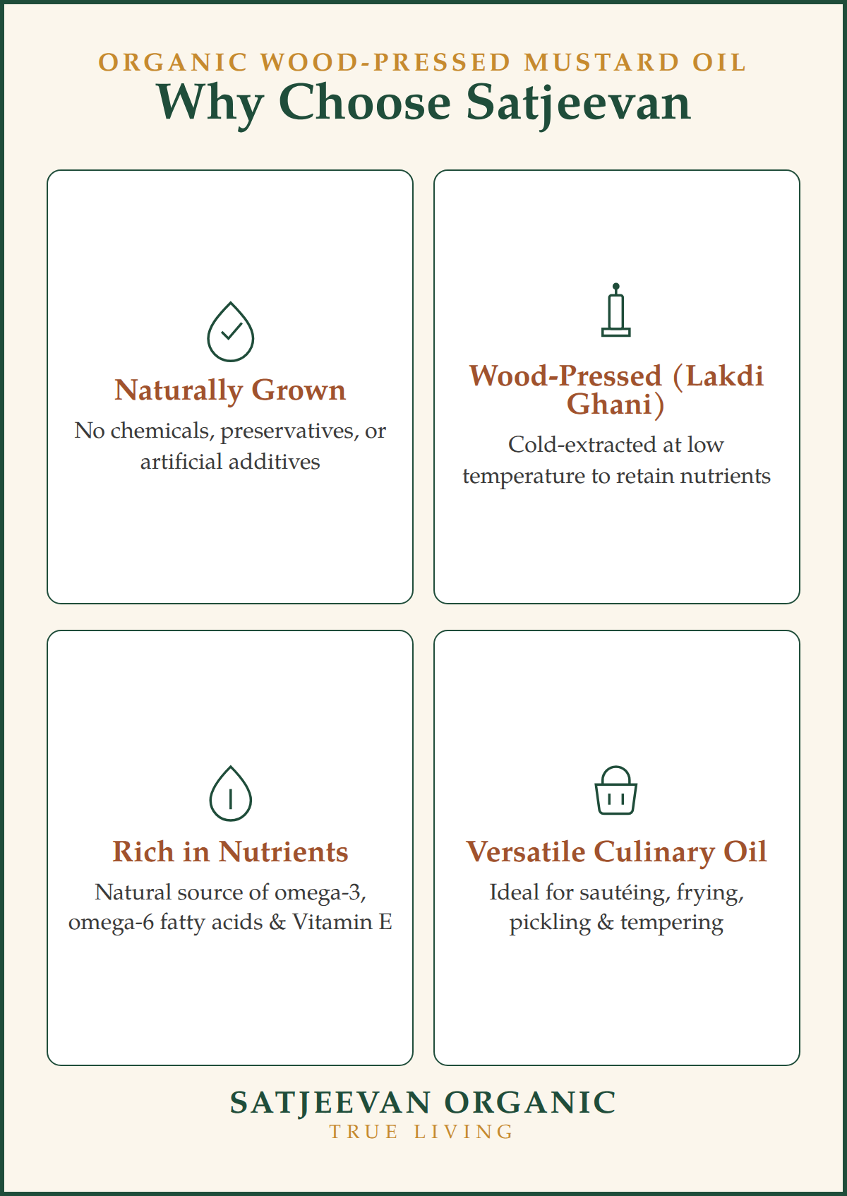 Organic Wood-Pressed Mustard Oil