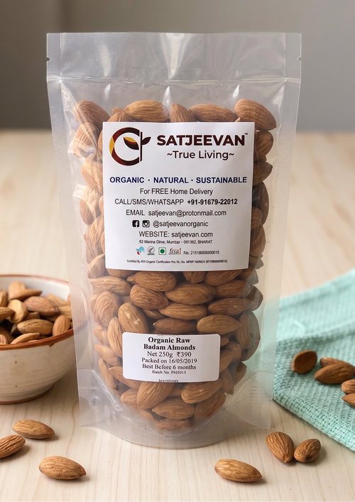 Organic Raw Badam Almonds 200g