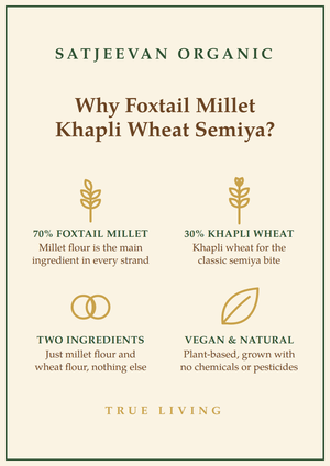Organic Semiya Foxtail Millet (30%KW) 200g