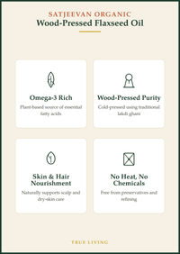 Organic Wood-Pressed Flaxseed Oil 250ml
