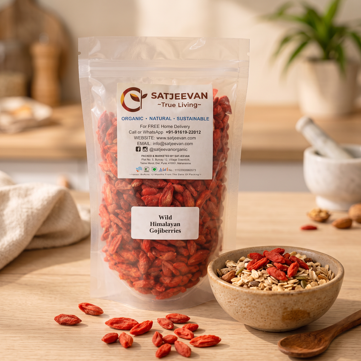 Wild Himalayan Gojiberries 200g