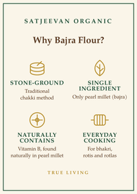 Organic Stone-Ground Bajra Flour 500g