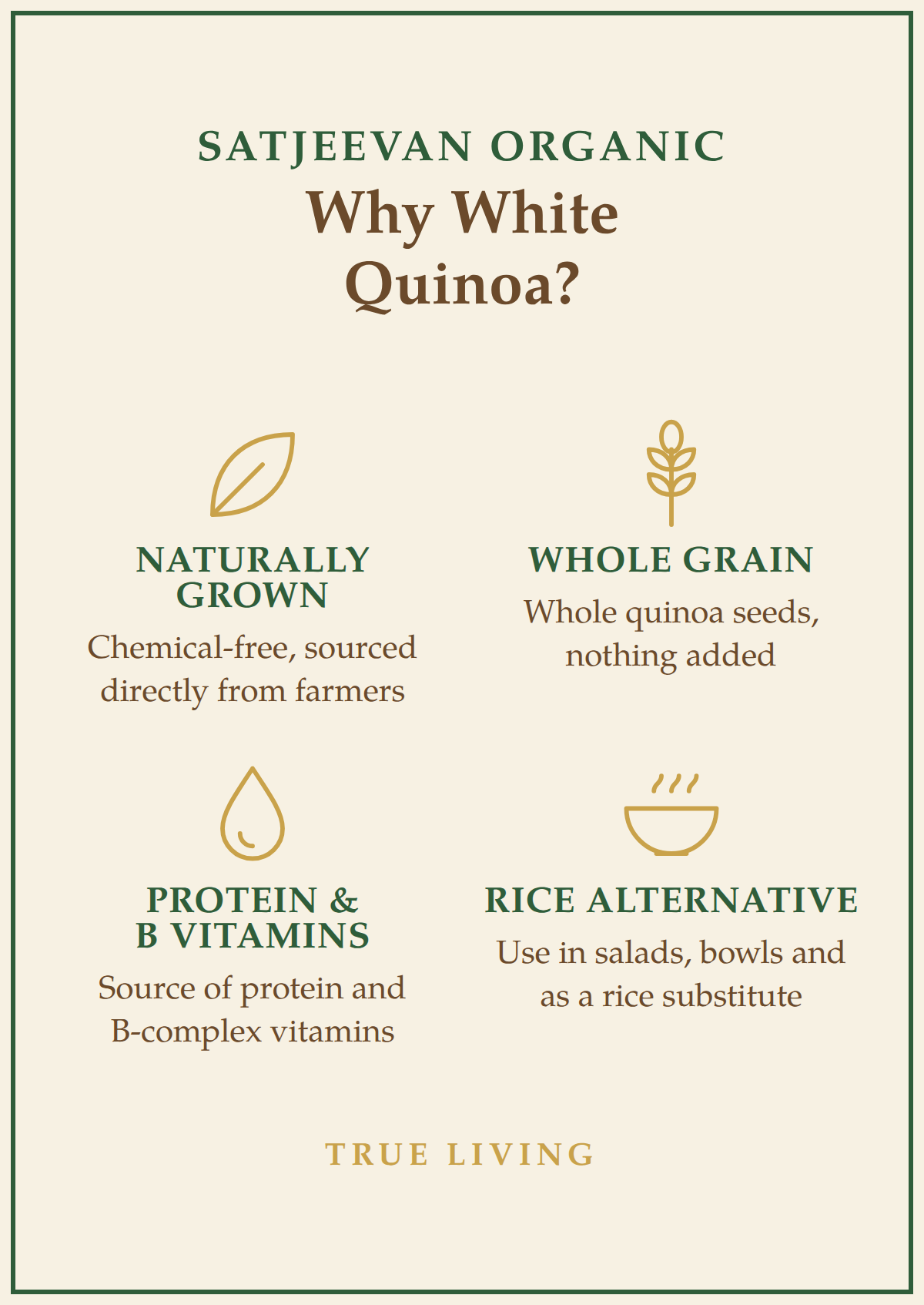 Organic Quinoa White 500g