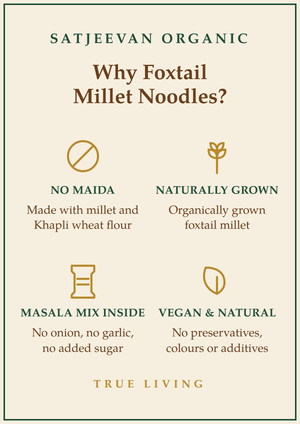 Organic Noodles Foxtail Millet (30%KW) 200g