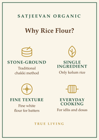 Organic Stone-Ground White Rice Flour 500g
