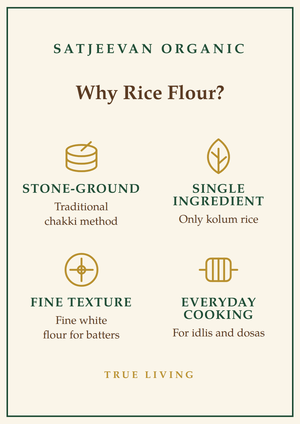 Organic Stone-Ground White Rice Flour 500g