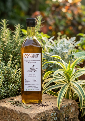 Organic Wood-Pressed Mustard Oil