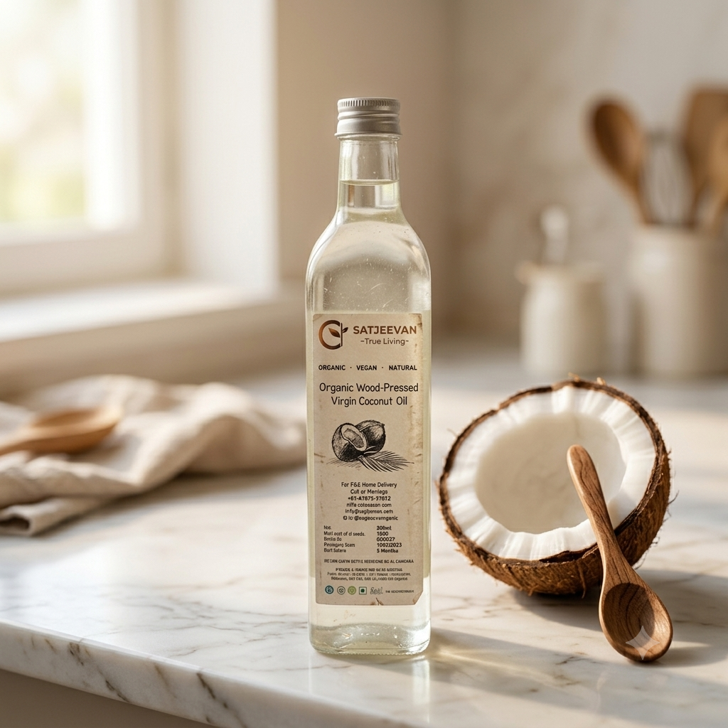 Organic Stone-Pressed Virgin Coconut Oil 500ml