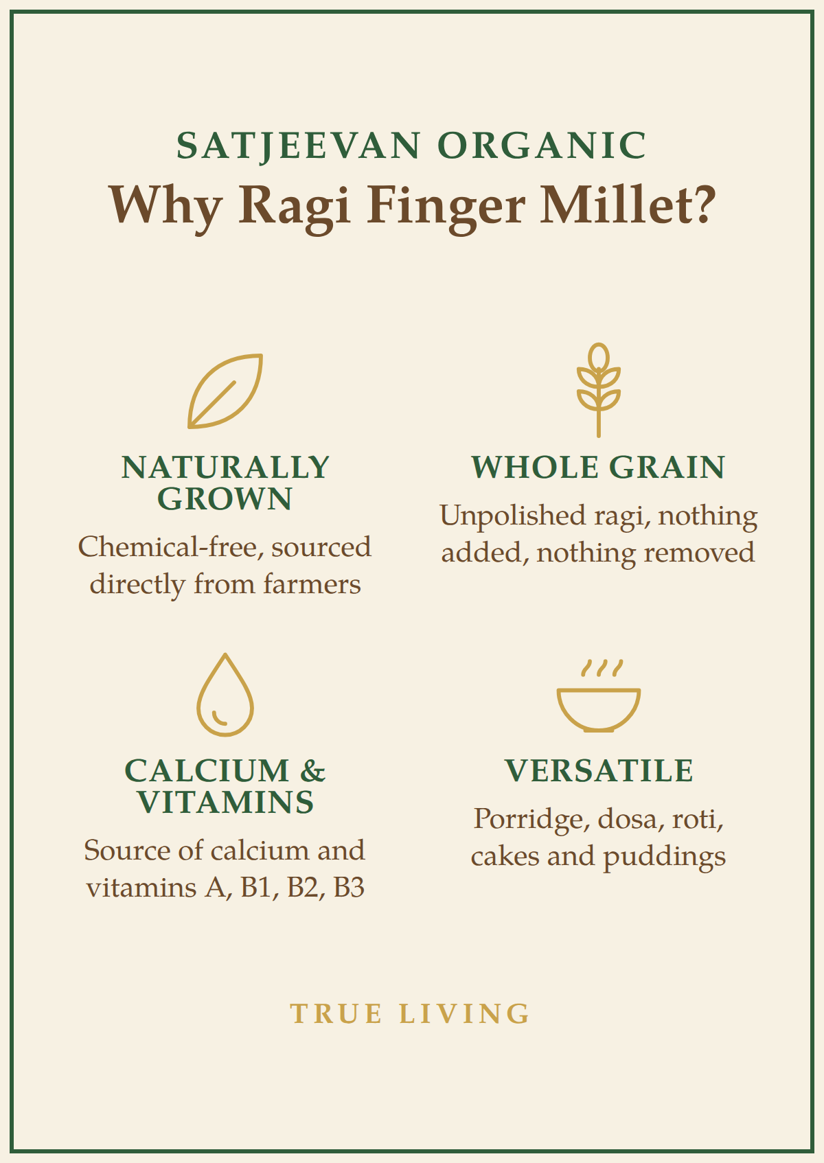 Organic Ragi Finger Millet 500g
