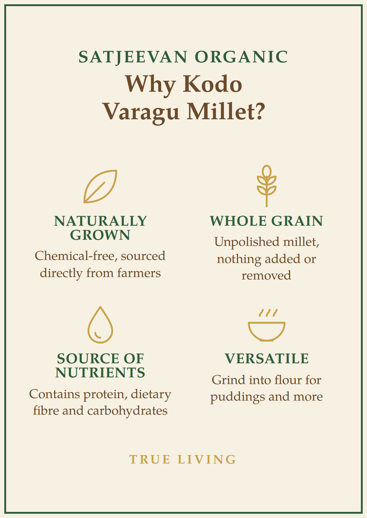 Organic Kodo Varagu Millet 500g