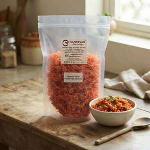Organic Pasta Fusilli Pink Masoor (GF) 500g
