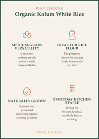 Organic Kolum White Rice 1000g