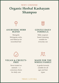 Organic Herbal Kashayam Shampoo 200ml