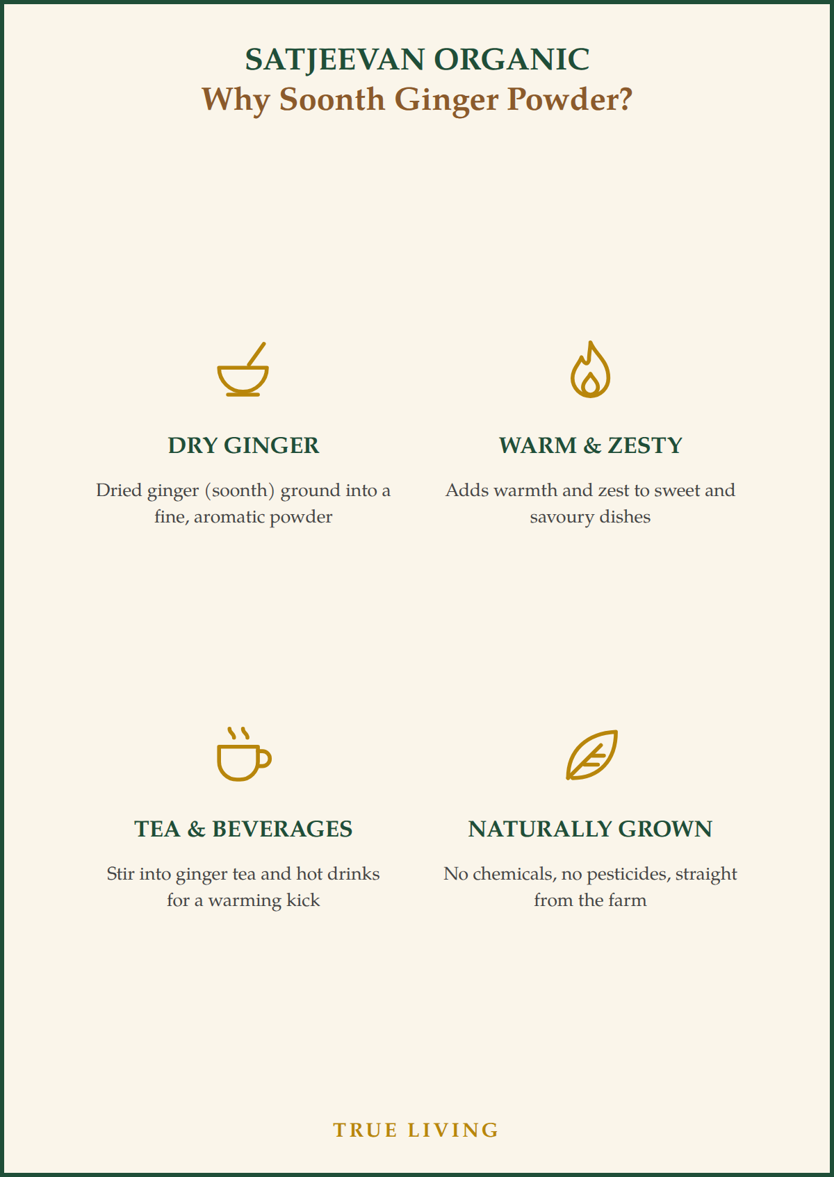 Organic Soonth Ginger Powder 100g