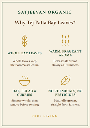 Organic Tej Patta Bay Leaves 100g