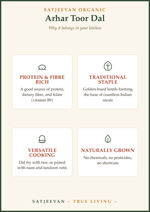 Organic Arhar Toor Dal