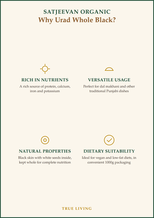 Organic Urad Whole Black