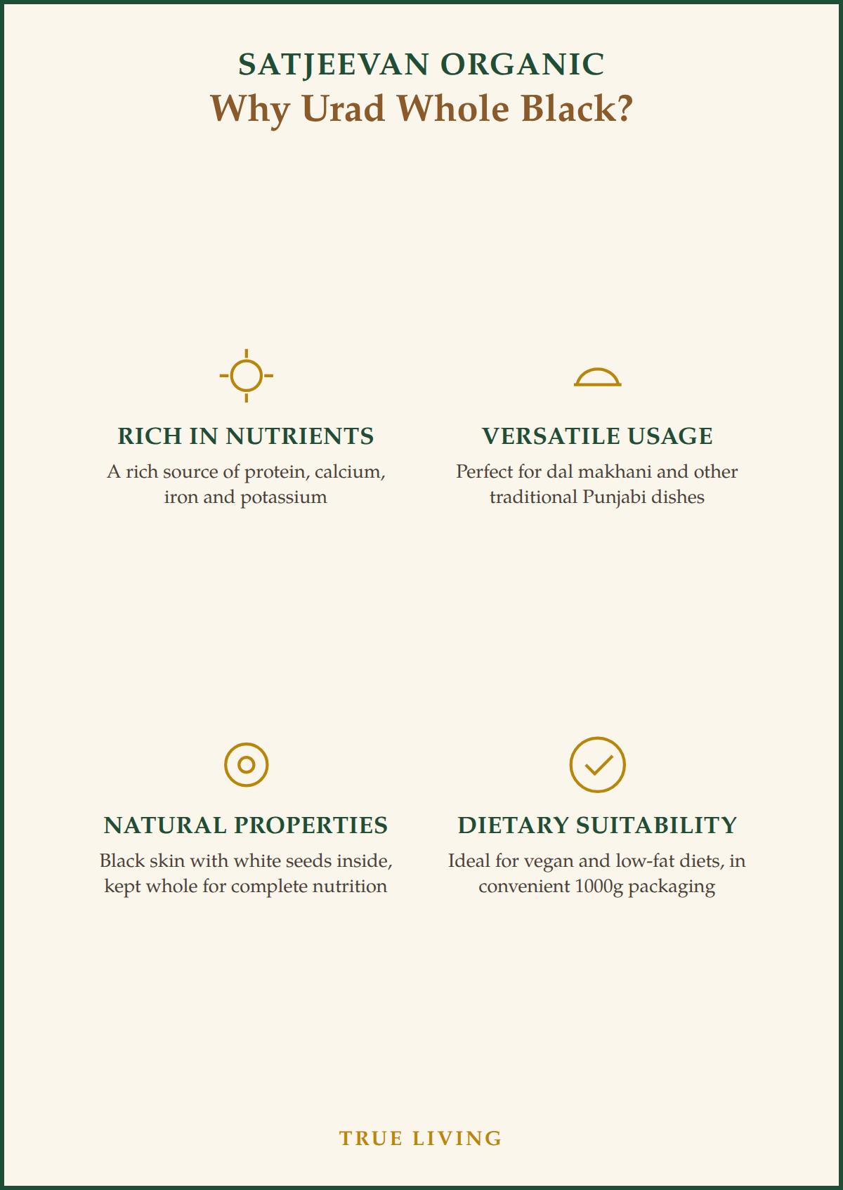 Organic Urad Whole Black