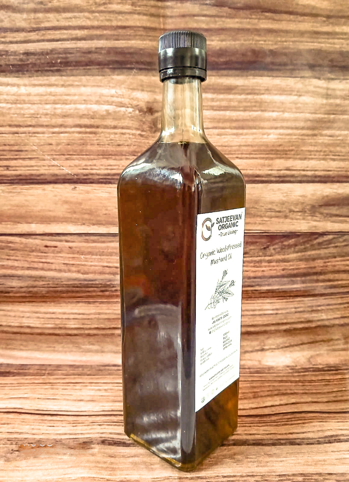 Organic Wood-Pressed Mustard Oil